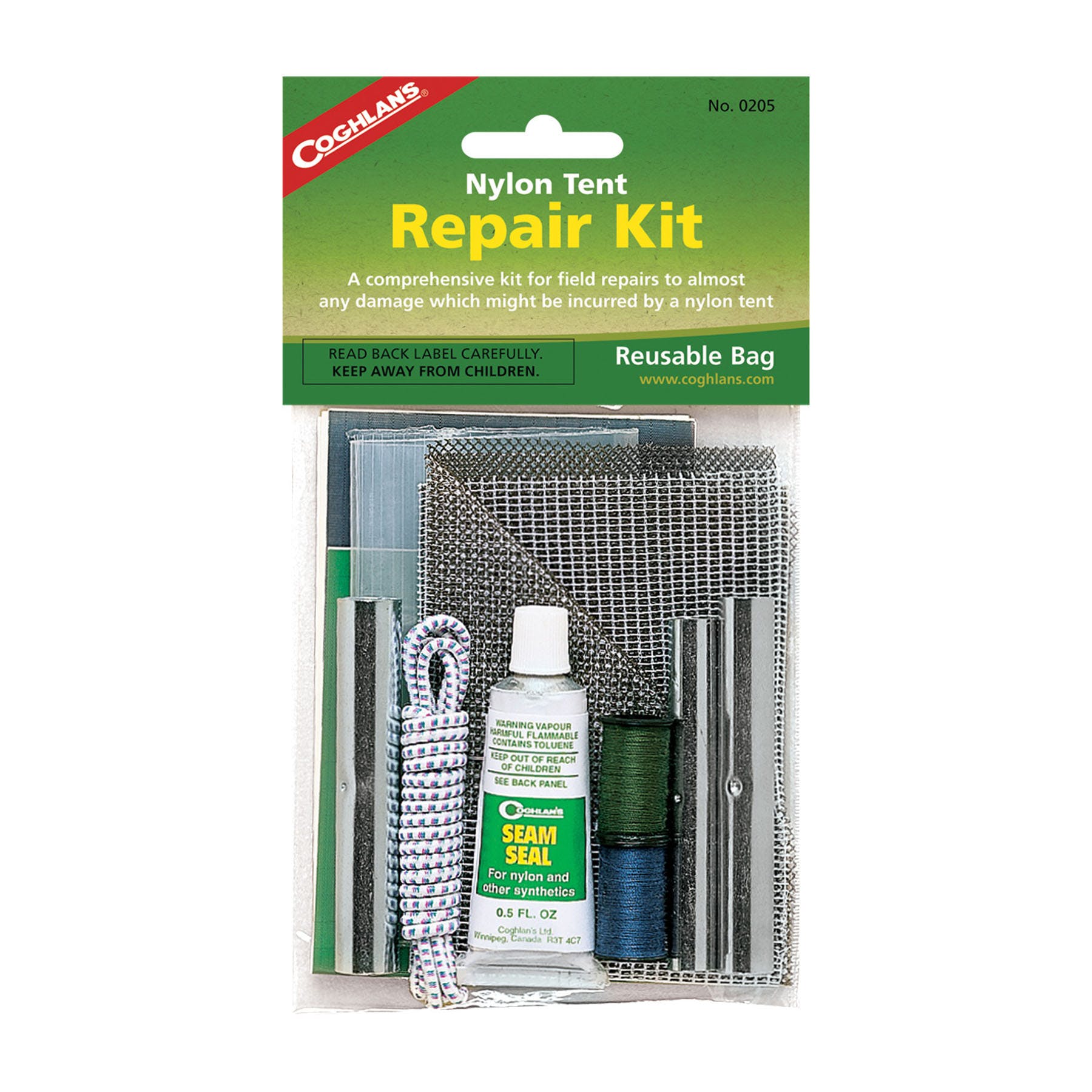 Coghlan's Nylon Repair Tape Rip-Stop Adhesive Kit Camping Tent Jacket  (3-Pack)